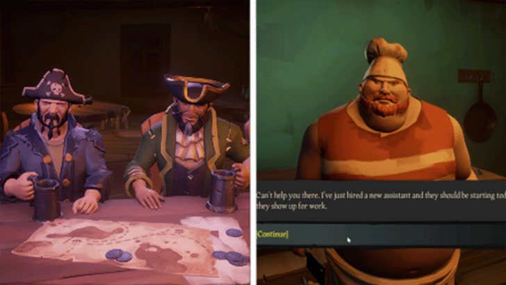 Sea of Thieves - Pirate Lords and Chef at Scumm Bar