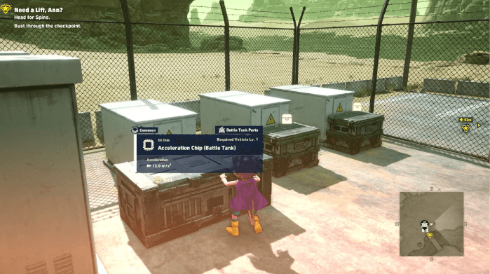 Sand Land - Acceleration Chip (Battle Tank) Map