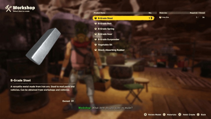 Sand Land - Craft at Workshop