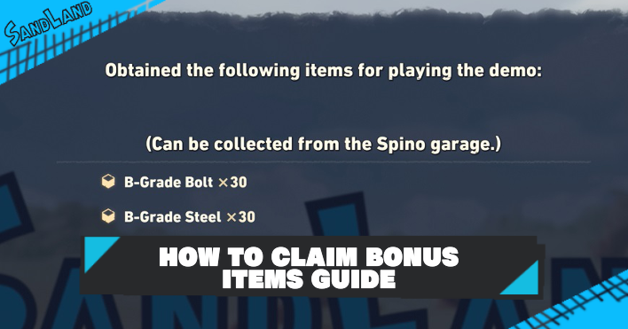 SAND LAND Quest 7 Tank Repairs Rewards