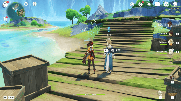 Genshin Impact Latecoming Homecoming Walkthrough - Continue onward