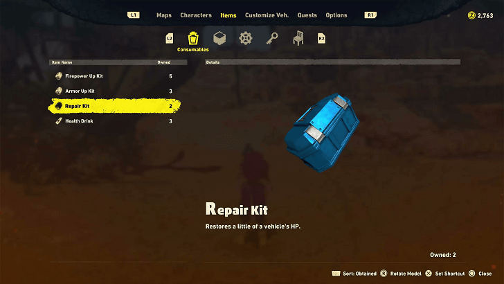 SAND LAND - Repair Kits