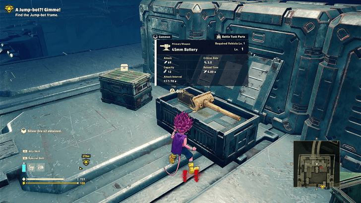 SAND LAND - Big Chests Contain Vehicle Parts