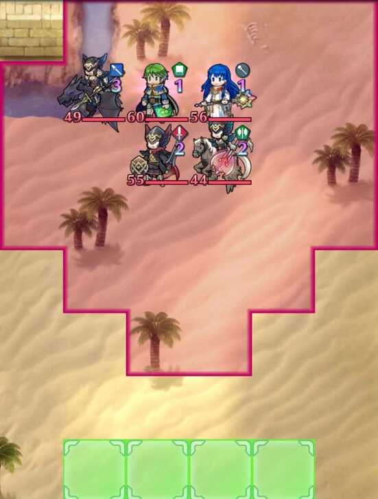 Fire Emblem Heroes - Merric and Elice Lunatic Map