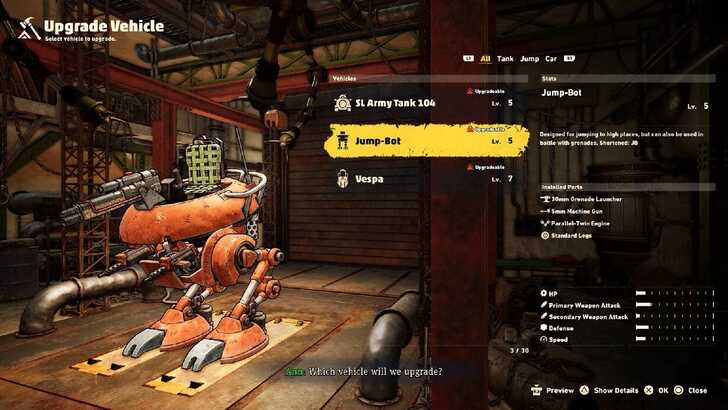 SAND LAND Ex Chip Slots Garage Vehicle Upgrade