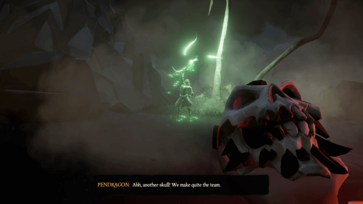 Sea of Thieves (SoT) - The Seabound Soul - Give the Ancient Skull to Pendragon