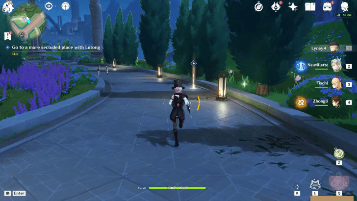 Genshin Impact Where His Life Lies Walkthrough - Go to a more secluded place with Lutong