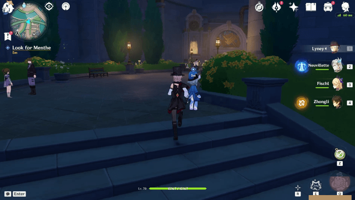 Genshin Impact Where His Life Lies Walkthrough - Look for Menthe