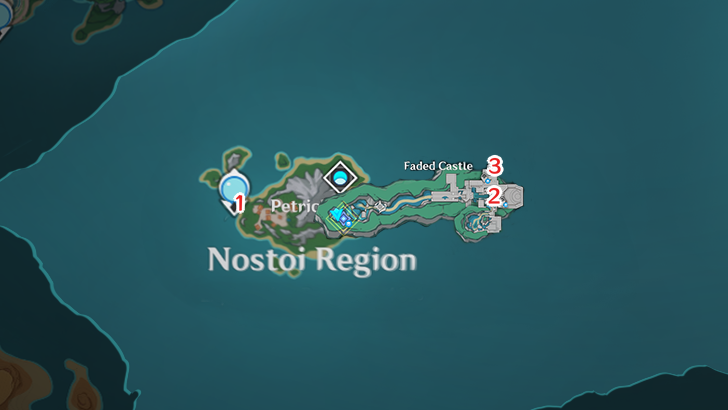 Genshin - 4.6 Fontaine Viewpoints - Nostoi Region