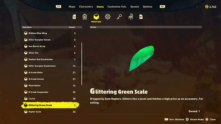 SAND LAND - Sell Gem-Based Materials