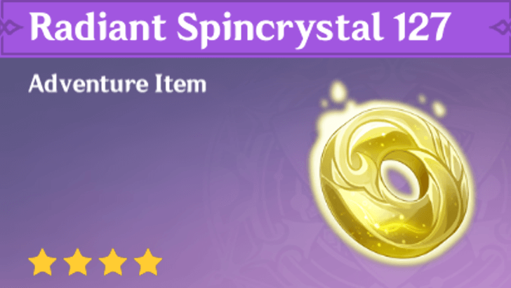 Genshin Impact - How to Get Radiant Spincrystal 127 and Effects