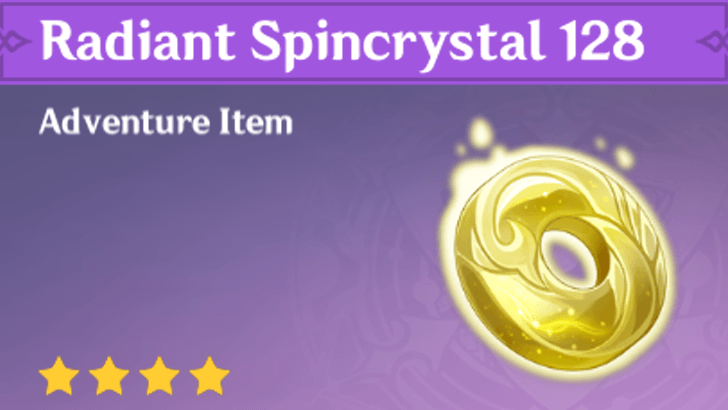 Genshin Impact - How to Get Radiant Spincrystal 128 and Effects