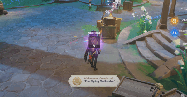 Genshin - The Flying Outlander Achievement
