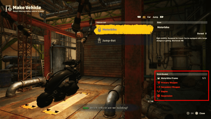 Sand Land - Make Motorbike