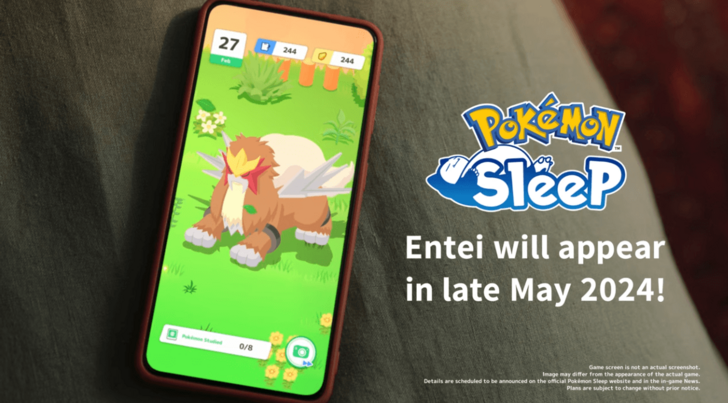 Pokemon Sleep - Entei Coming Late May