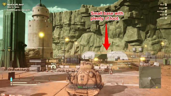 Sand Land - Small Base Near Bridge