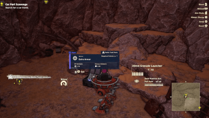 Sand Land - Extra Armor Map