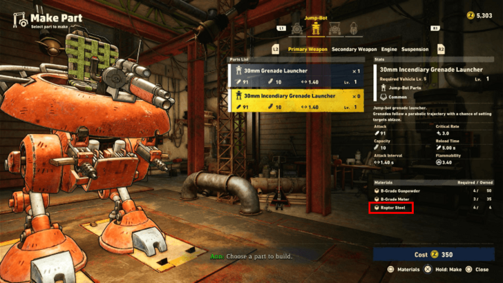 Sand Land - Make Parts