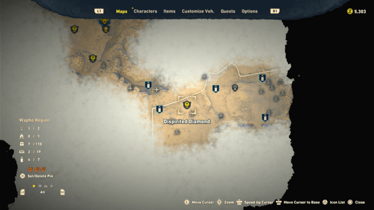 Sand Land - Dispirited Diamond Side Quest