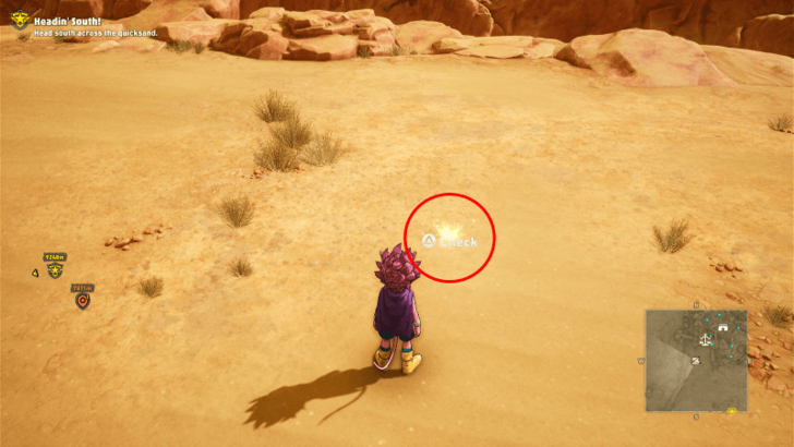 Sand Land - Treasure in Game