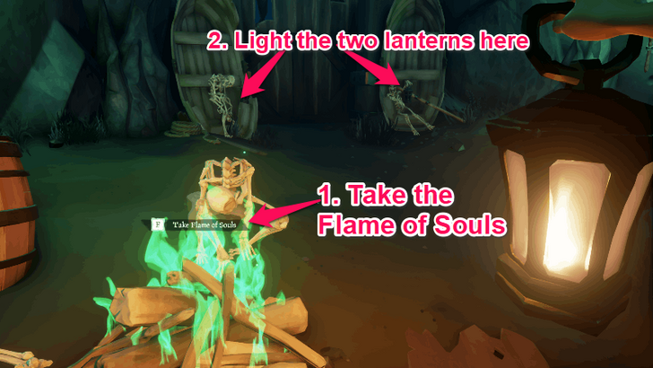 Sea of Thieves - Solve the First Cave Puzzle