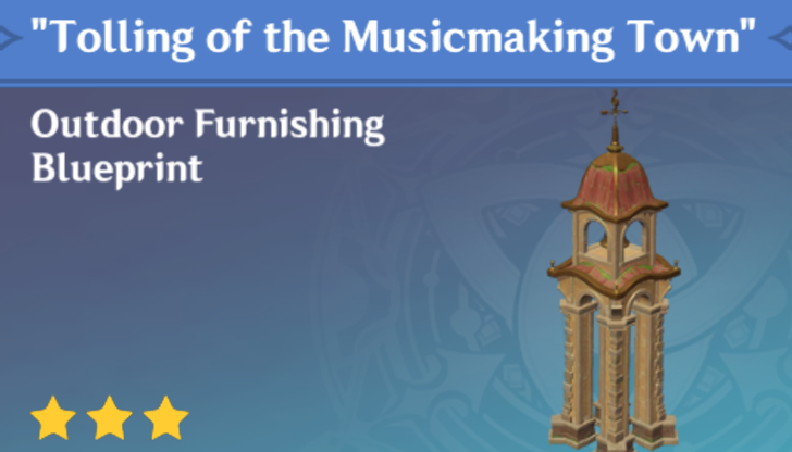 Genshin Impact - How to Get "Tolling of the Musicmaking Town" Furnishing