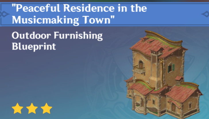Genshin Impact - How to Get "Peaceful Residence in the Musicmaking Town" Furnishing