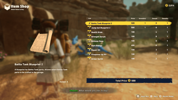 Battle Tank Blueprint 2