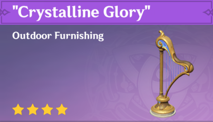 Genshin Impact - How to Get Crystalline Glory Furnishing