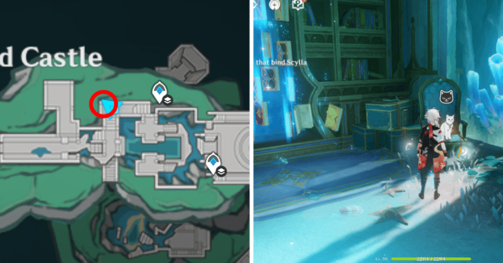 Genshin - Near a Bookshelf