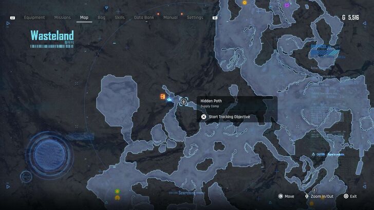 Supply Camp Wasteland Location