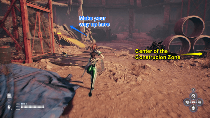 Stellar Blade - First Crane ID Location