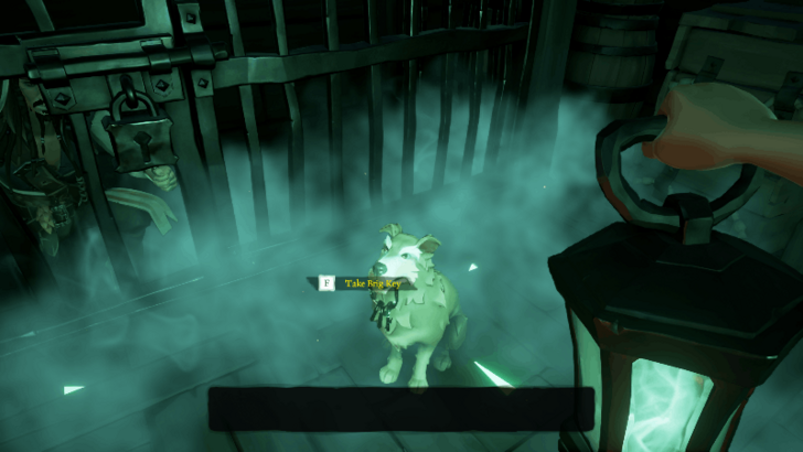 Sea of Thieves - Take the Brig Key from the Dog