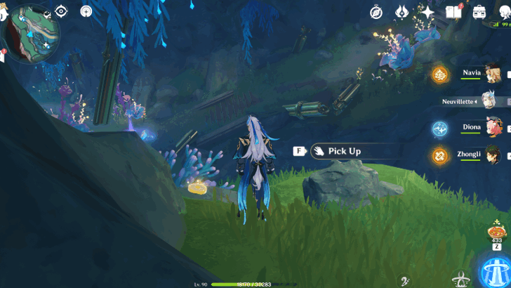 Genshin - Spincrystal 128 Location