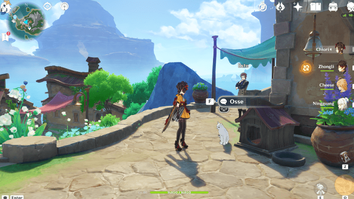 Genshin Impact How to Pet Osse - Osse Pet Location