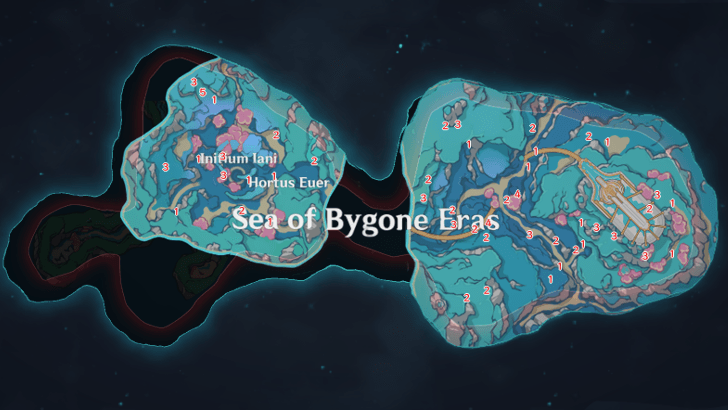 Genshin - Sea of Bygone Eras Fontemer Aberrants Enemy Locations