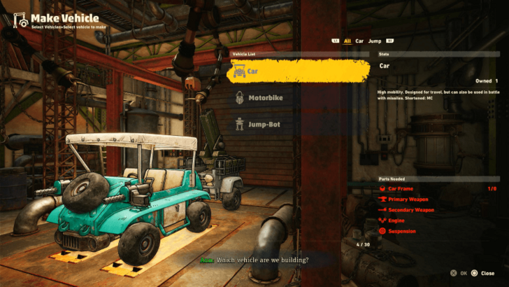 Sand Land - Make Car