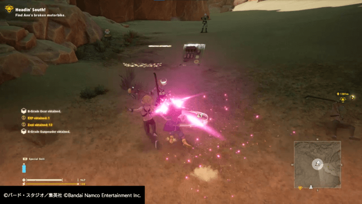 Sand Land - Fighting the Bandit Members