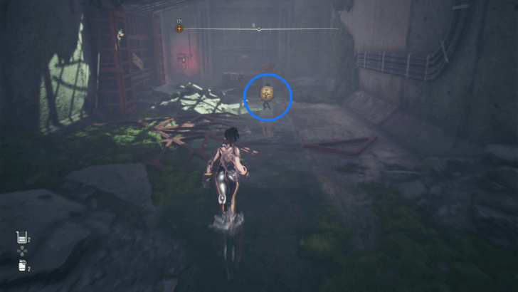 Stellar Blade - City Underground Sector Gold Robot