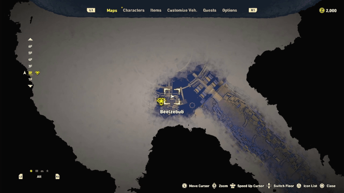 Sand Land - Lisab Battleship Chest #3 Map