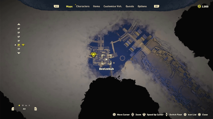 Sand Land - Lisab Battleship Chest #4 Map