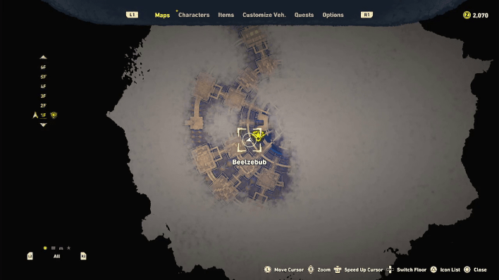 Sand Land - Lisab Battleship Chest #8 Map