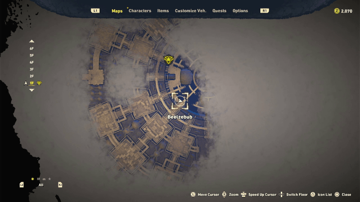 Sand Land - Lisab Battleship Chest #9 Map