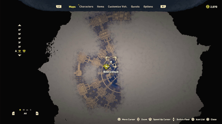 Sand Land - Lisab Battleship Chest #10 Map