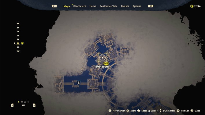 Sand Land - Lisab Battleship Chest #12 Map