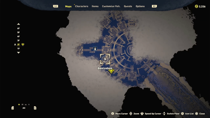 Sand Land - Lisab Battleship Chest #18 Map