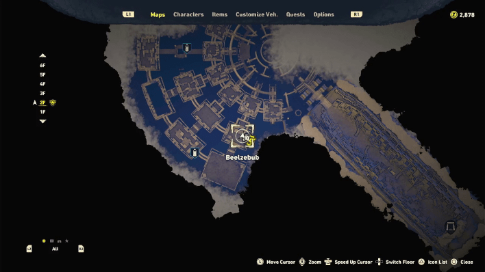 Sand Land - Lisab Battleship Chest #23 and #24 Map