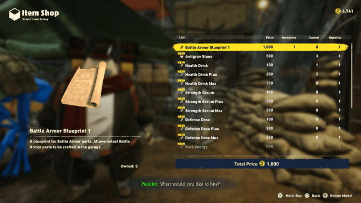 Battle Armor Blueprint 1