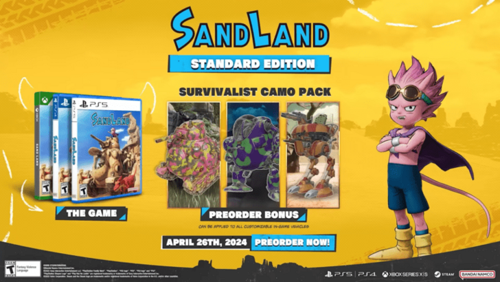 SAND LAND – Pre-Order Bonuses