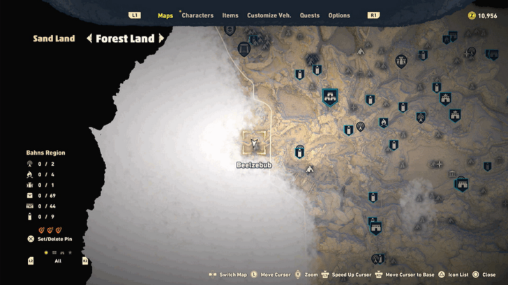 Sand Land - Dirt Buggy Blueprint 5 Map